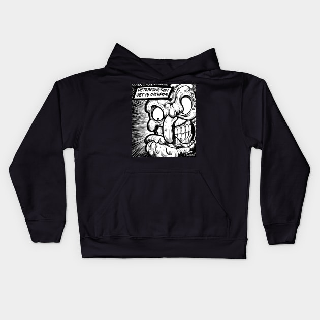 Determination Kids Hoodie by TimPangburn